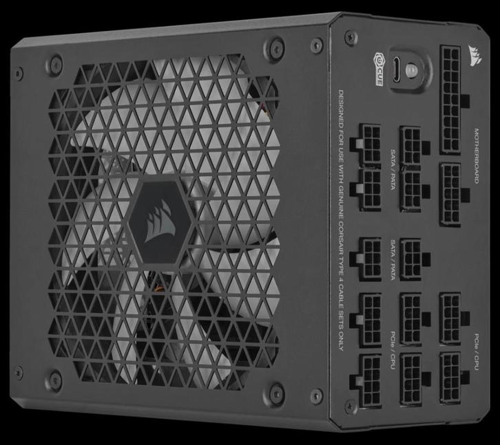 Corsair PC voeding 1000W 80 PLUS platina, Computers en Software, Interne voedingen, Gebruikt, Ophalen of Verzenden