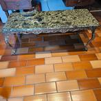 Salontafel. Marmeren blad., Huis en Inrichting, Ophalen, 100 tot 150 cm, 50 tot 100 cm, Zo goed als nieuw