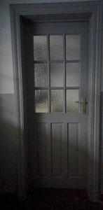 antieke binnendeuren met glas, Bricolage & Construction, Verre, Enlèvement, Utilisé, 80 à 100 cm