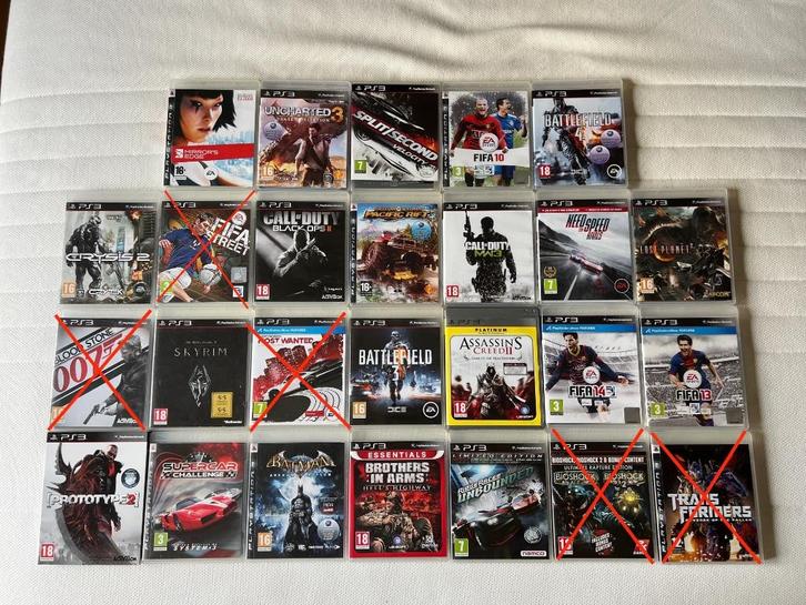 17 PS3 games, Games en Spelcomputers, Games | Sony PlayStation 3, Zo goed als nieuw, Ophalen