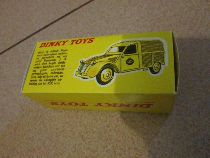 Boite Vide Repro Dinky Toys # 562 H "Wegenwacht 2 CV Citroen, Hobby en Vrije tijd, Modelauto's | 1:43, Dinky Toys, Ophalen of Verzenden