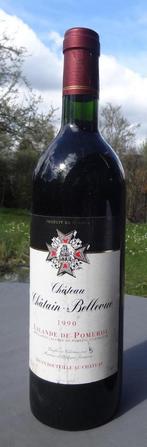 château Châtin-Bellevue 1990 : 1 bouteille, Pleine, France, Enlèvement ou Envoi, Vin rouge