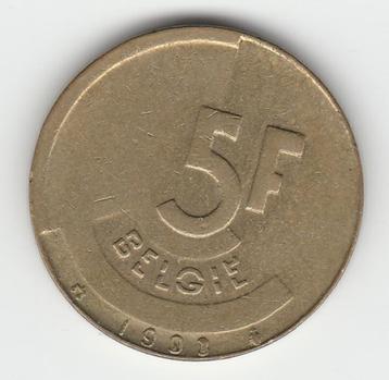 5 frank 1991 België
