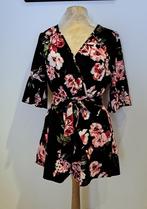 mooie zwarte playsuit, Kleding | Dames, Jumpsuits, Ophalen of Verzenden, Zo goed als nieuw, Maat 36 (S)