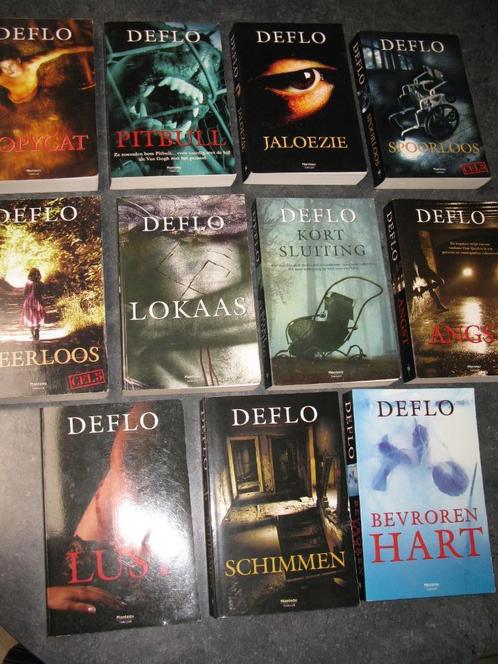 Thrillers boeken van De FLO 11 boeken, Livres, Thrillers, Comme neuf, Enlèvement ou Envoi