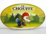 La Chouffe - Ovalen metalen reclamebord 33cm x 56cm - Nieuw, Ophalen of Verzenden