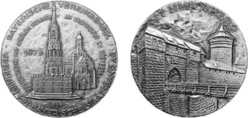 BAYERISCHE STAATSBANK AG 1973 16 gram,  zilver, Postzegels en Munten, Munten | Europa | Niet-Euromunten, Losse munt, Duitsland