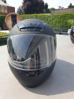 Matzwarte helm, Motoren, Kleding | Motorhelmen, Overige merken, Tweedehands, Integraalhelm, M