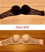 2 Bh’s maat 80B ongedragen, prijs voor beide samen, Kleding | Dames, Ondergoed en Lingerie, Ophalen, BH