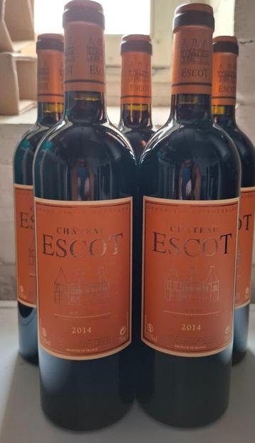 5 UUR • CHATEAU ESCOT 2014 • Cru Bourgeois beschikbaar voor biedingen