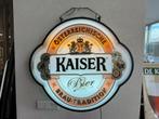 KAISER bier oude reclame lichtbak, Table lumineuse ou lampe (néon), Utilisé, Enlèvement ou Envoi