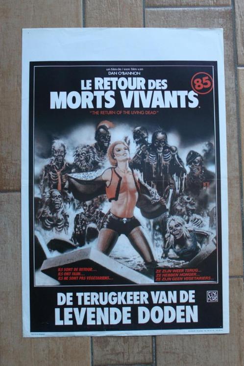 filmaffiche The Return Of The Living Dead filmposter, Collections, Posters & Affiches, Comme neuf, Cinéma et TV, A1 jusqu'à A3