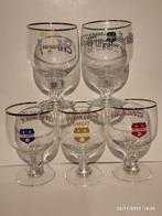 5 verschillende CHIMAY glazen., Zo goed als nieuw, Ophalen, Bierglas
