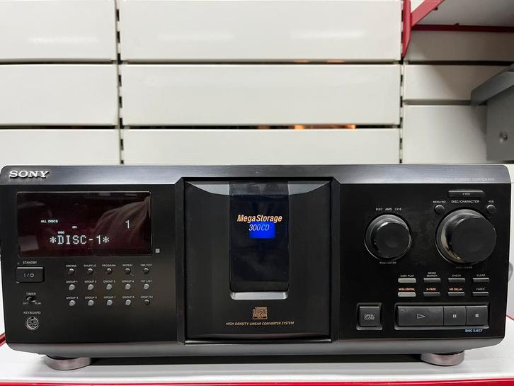 Changeur 300 CD Sony CDP-CX355 - MegaStorage, TV, Hi-fi & Vidéo, Lecteurs CD, Sony, Changeur, Enlèvement