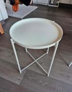 Table d’appoint blanche, Ophalen, Zo goed als nieuw