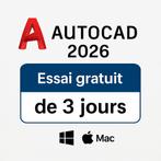 Autodesk Autocad 2026 Gratuit 3 Jours Essai, Computers en Software, Besturingssoftware, Ophalen of Verzenden