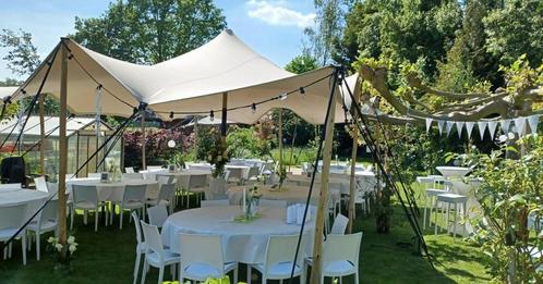 Stretchtent TE KOOP 6,5m x 10m, Hobby en Vrije tijd, Feestartikelen | Verhuur, Nieuw, Ophalen