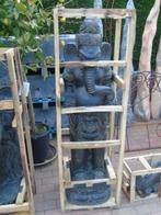 statue ganesh debout en pierre patinée , nouveau !, Jardin & Terrasse, Statues de jardin, Enlèvement ou Envoi