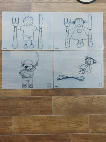 4 placemats / onderleggers Rube & Rutje beschikbaar voor biedingen