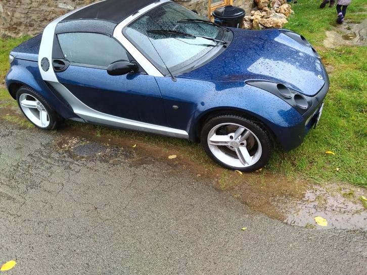 Smart Roadster 82pk softtop 2003, Auto's, Smart, Particulier, Roadster, ABS, Airbags, Airconditioning, Boordcomputer, Centrale vergrendeling