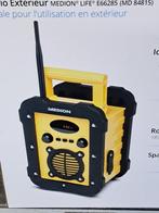 werfradio medion, Audio, Tv en Foto, Radio's, Ophalen, Zo goed als nieuw, Bouwradio
