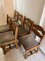 6 stoelen brutalistisch, razorblade, Antiek en Kunst, Ophalen