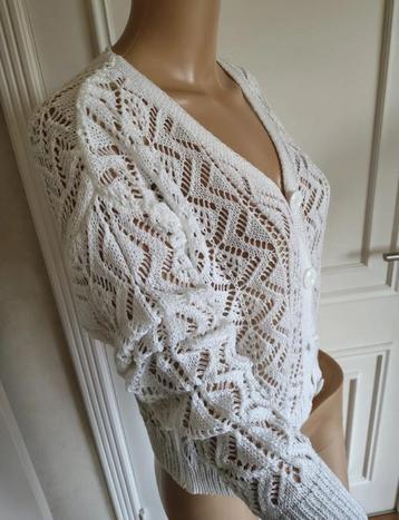 Kanten truitje vestje blouse van Terra di Siena  beschikbaar voor biedingen
