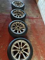 Velgen-BMW-Vspaak395-17"-metbandencontinental, Auto-onderdelen, Banden en Velgen, Ophalen of Verzenden, Band(en)