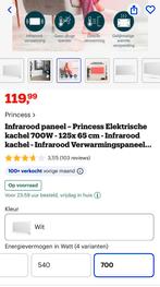 Electrische infrarood kachel met App van Princess, Ophalen, Nieuw, Elektrisch, Overige soorten