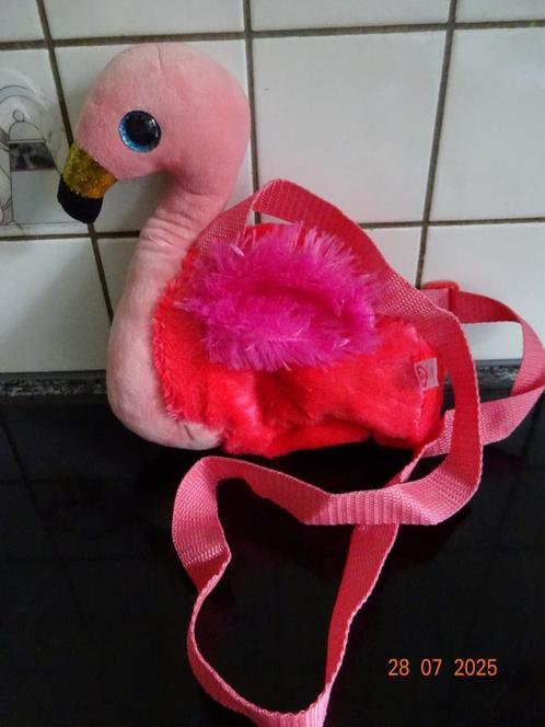 TY, leuk roos flamingo tasje*PRIMA STAAT*, Kinderen en Baby's, Speelgoed | Educatief en Creatief, Ophalen of Verzenden