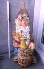 Nain de jardin Pils H 80 cm Grand Gnome👀🤗😄👍🎁👌, Synthétique, Utilisé, Enlèvement ou Envoi, Nain de jardin