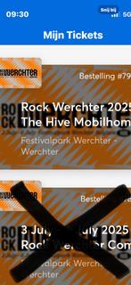 Rock Werchter Mobilhome 2, Twee personen, Meerdaags
