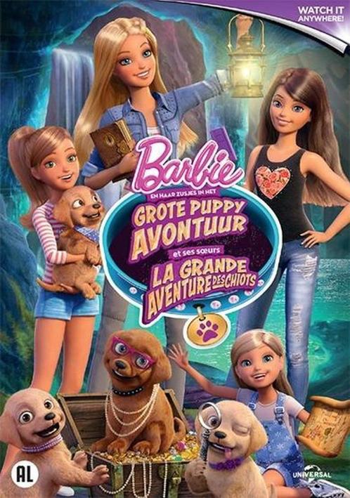 dvd - Barbie en haar zusjes in het grote puppy avontuur, Cd's en Dvd's, Dvd's | Tekenfilms en Animatie, Ophalen of Verzenden