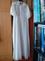 jurk kleed kamerjas bloemenmotief Nicole Bernard Paris 38-40, Nicole Bernard, Ophalen of Verzenden, Wit, Badjas