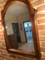 Antieke Spiegel. Eik. 80 op 63 cm, Antiek en Kunst, Ophalen
