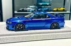 Motorhelix 1/18 Nissan Skyline R34 Crs Nismo (Bayside Blue), Ophalen of Verzenden, Nieuw