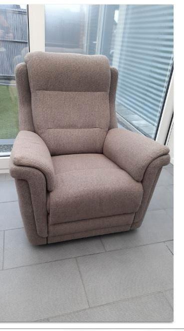 Zetel in stof     2.5 zit en 1 zit met toebehoren, Huis en Inrichting, Zetels | Zetels en Chaises Longues, Gebruikt, Overige maten