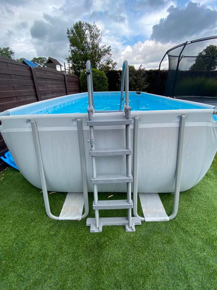 Zwembad Bestway 549x274x122 + warmtepomp en andere, Tuin en Terras, Zwembaden, Zo goed als nieuw, Opzetzwembad, 120 cm of meer