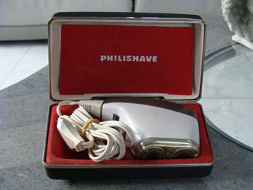 Ancien rasoir Philishave dans sa boîte d'origine noir, beschikbaar voor biedingen