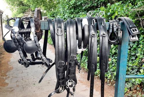 🔴 NIEUW COB-MAAT PROF 2 SPAN -DUBBELSPAN-TUIG 675 €  🔴, Dieren en Toebehoren, Paarden en Pony's | Hoofdstellen en Tuigage, Ophalen of Verzenden