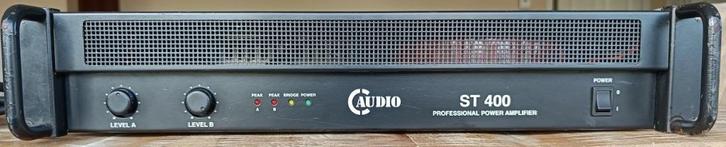 C Audio ST400 professionele eindversterker, Audio, Tv en Foto, Professionele apparaten, Gebruikt, Audio, Ophalen of Verzenden