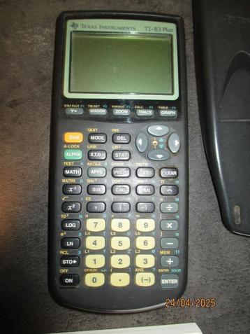 Grafische rekenmachine T I-83 plus, Divers, Calculatrices, Enlèvement ou Envoi, Calculatrices graphique, Utilisé