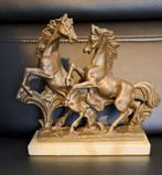 paarden sculptuur/standbeeld/beeldje, Antiquités & Art, Art | Sculptures & Bois, Enlèvement ou Envoi