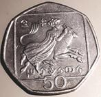 CHYPRE : 50 CENTS 1994 Km 66 alm/UNC FAIBLE TIRAGE seulement, Enlèvement ou Envoi, Monnaie en vrac, Autres pays