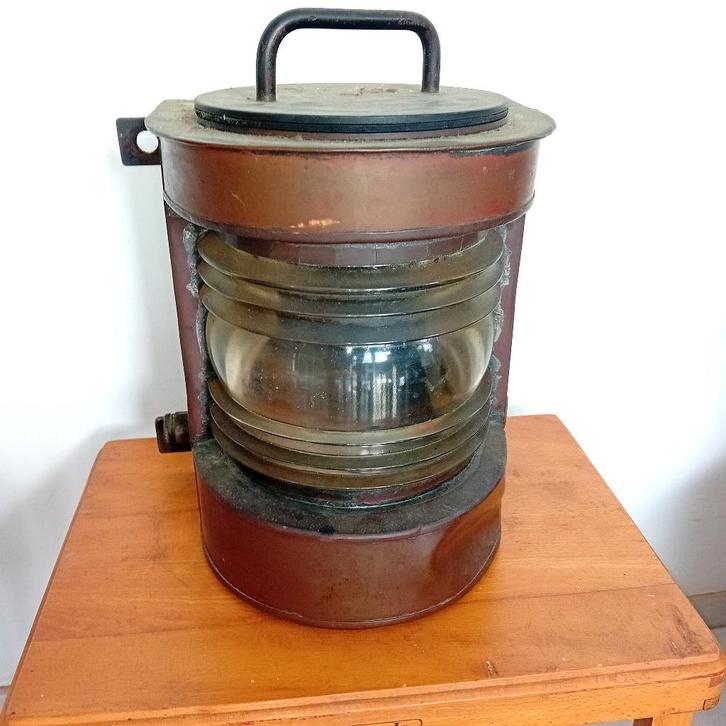 Lampe de navire ancienne, Collections, Marine, Neuf, Enlèvement ou Envoi