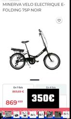 Minerva velo electrique EFOLDING 7 SP NOIR, Vélos & Vélomoteurs, Enlèvement, Neuf