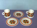 Oud kinder serviesje van mickey mouse., Verzamelen, Ophalen of Verzenden, Mickey Mouse, Gebruikt, Servies