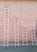 Metalen ladders, Doe-het-zelf en Bouw, Ladders en Trappen, Ophalen, Gebruikt, Ladder