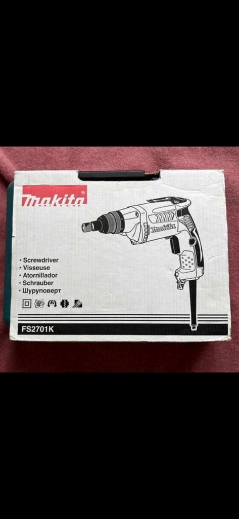 Makita FS2701K bekledingsschroevendraaier, Doe-het-zelf en Bouw, Gereedschap | Overige machines, Nieuw, Ophalen