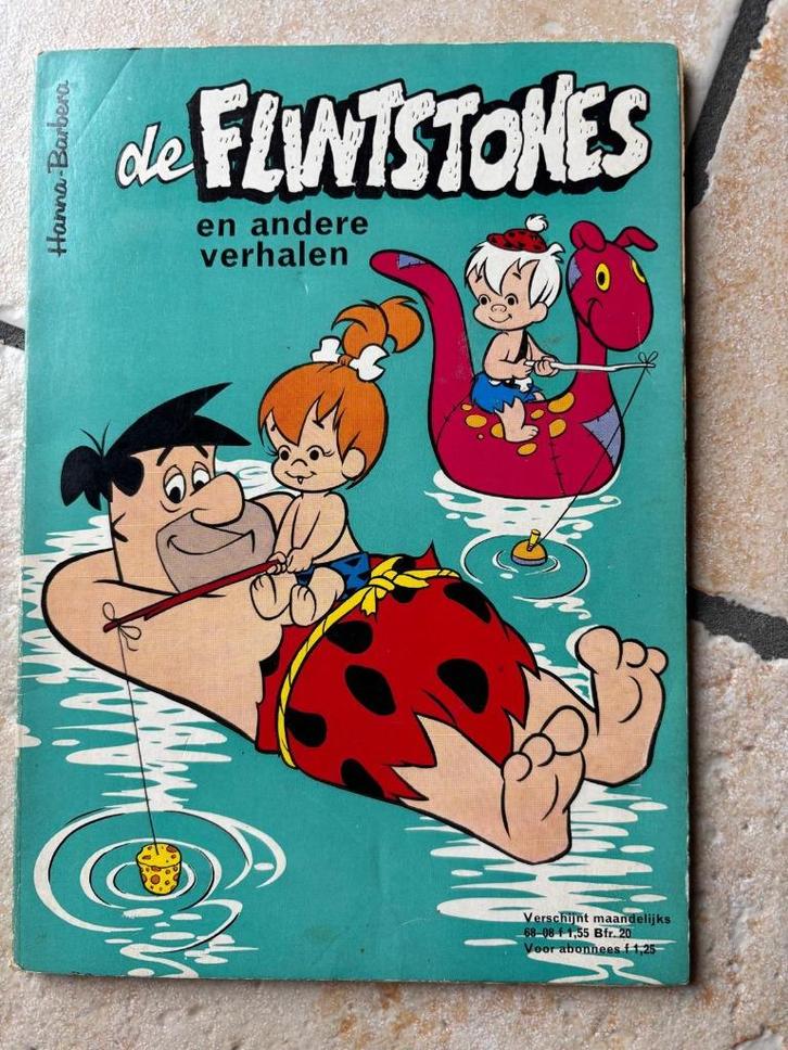 3 Oude strips Flintstones, Boeken, Strips | Comics, Gelezen, Meerdere comics, Ophalen of Verzenden